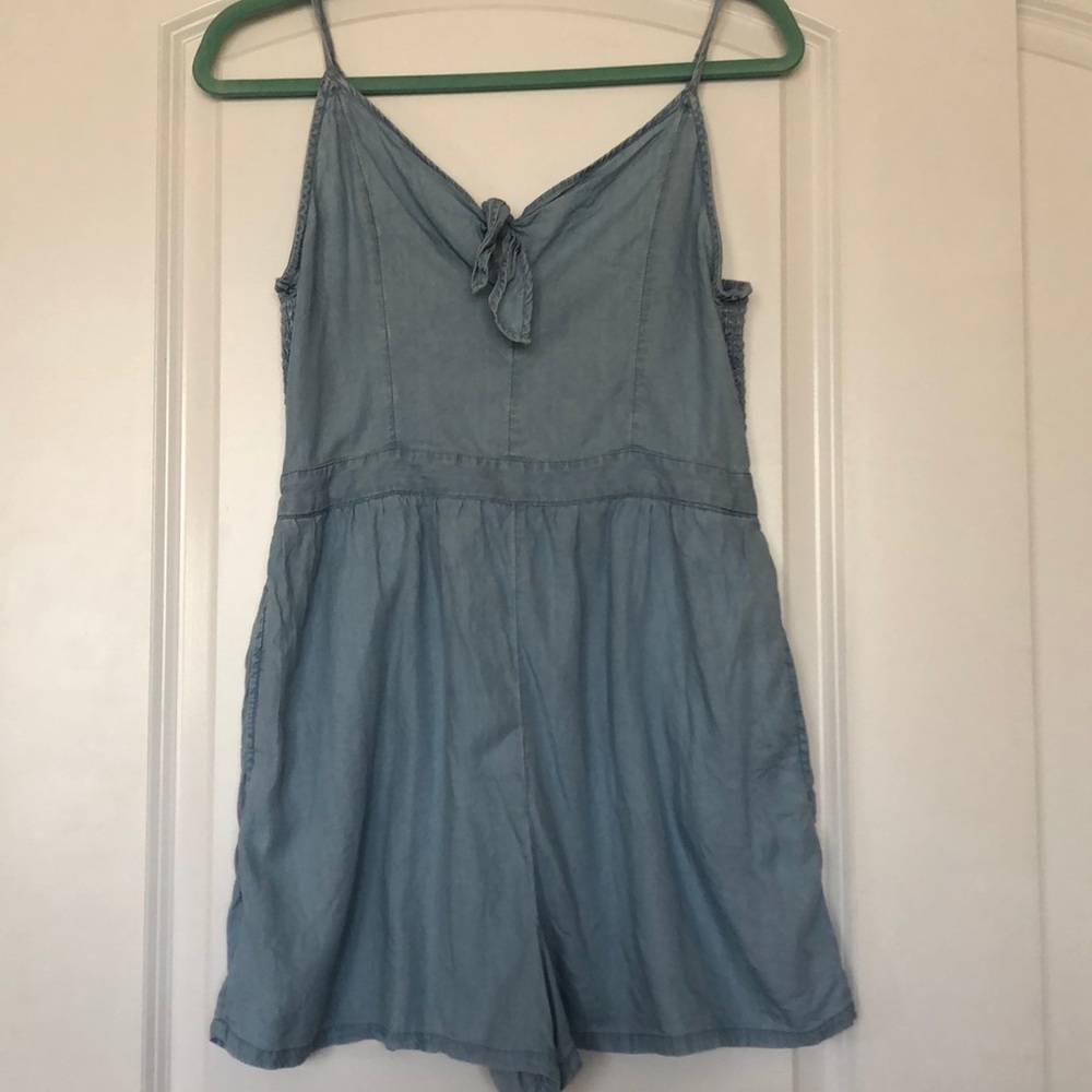 Chambray romper